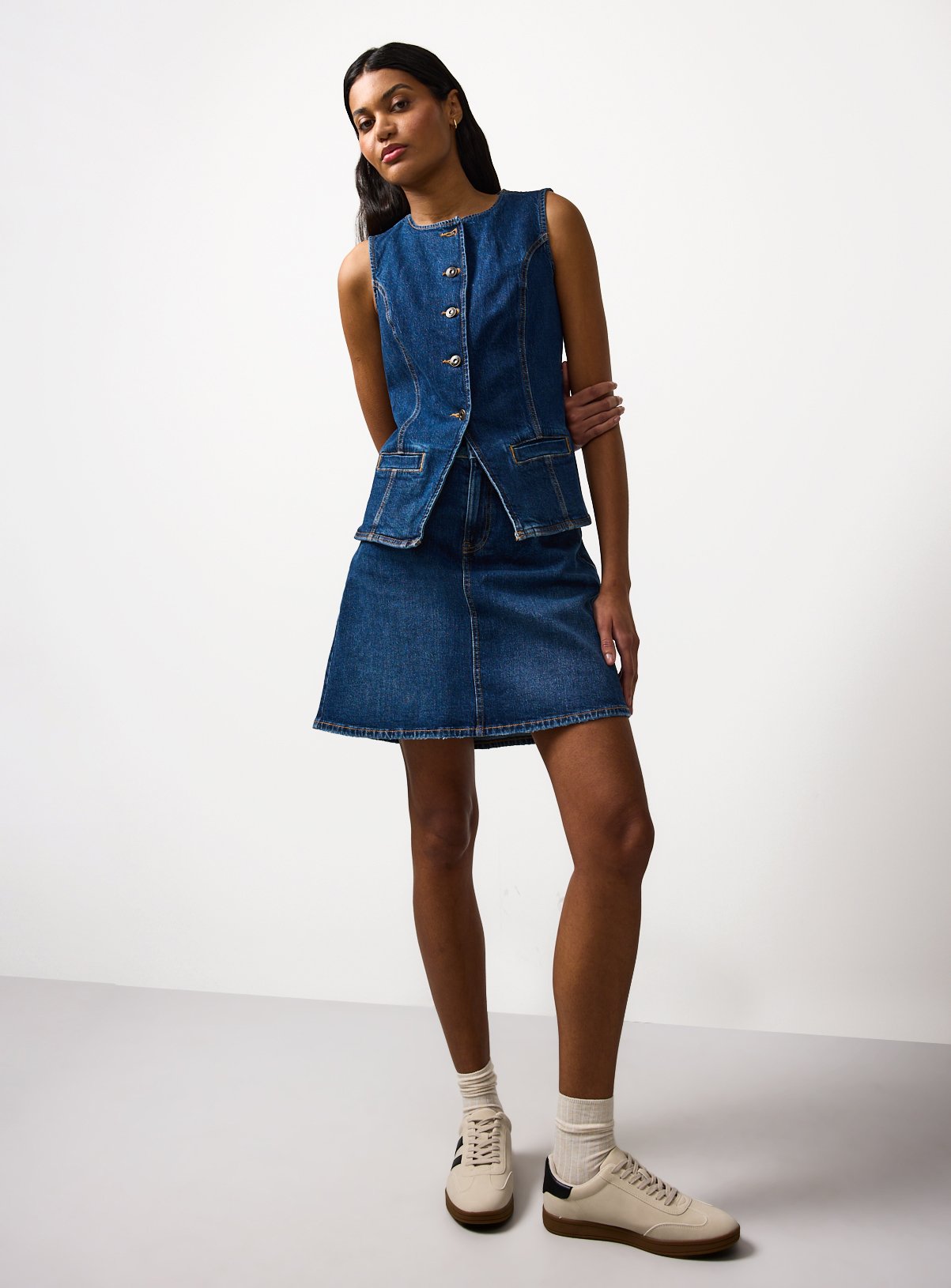 Dark Denim Co-ord Waistcoat 12 - Image 2 thumbnail